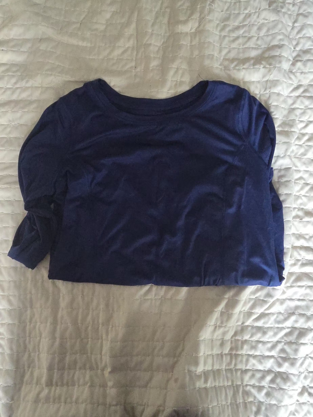 Women's Long Sleeve Tee in Deep Navy